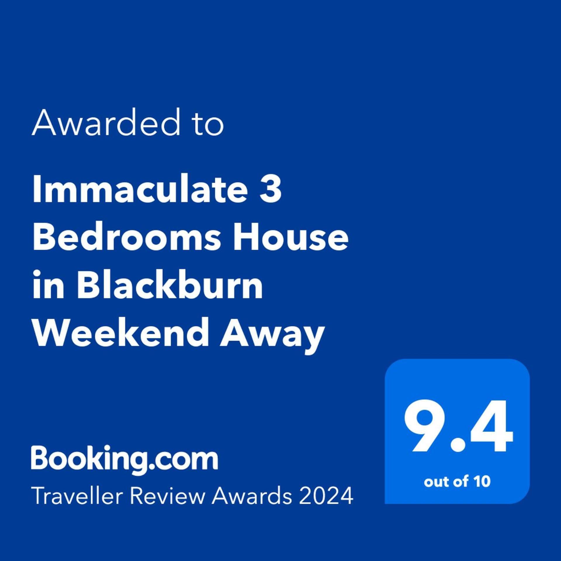 Come & Unwind In Charming 5 Bed House In Blackburn Exterior foto